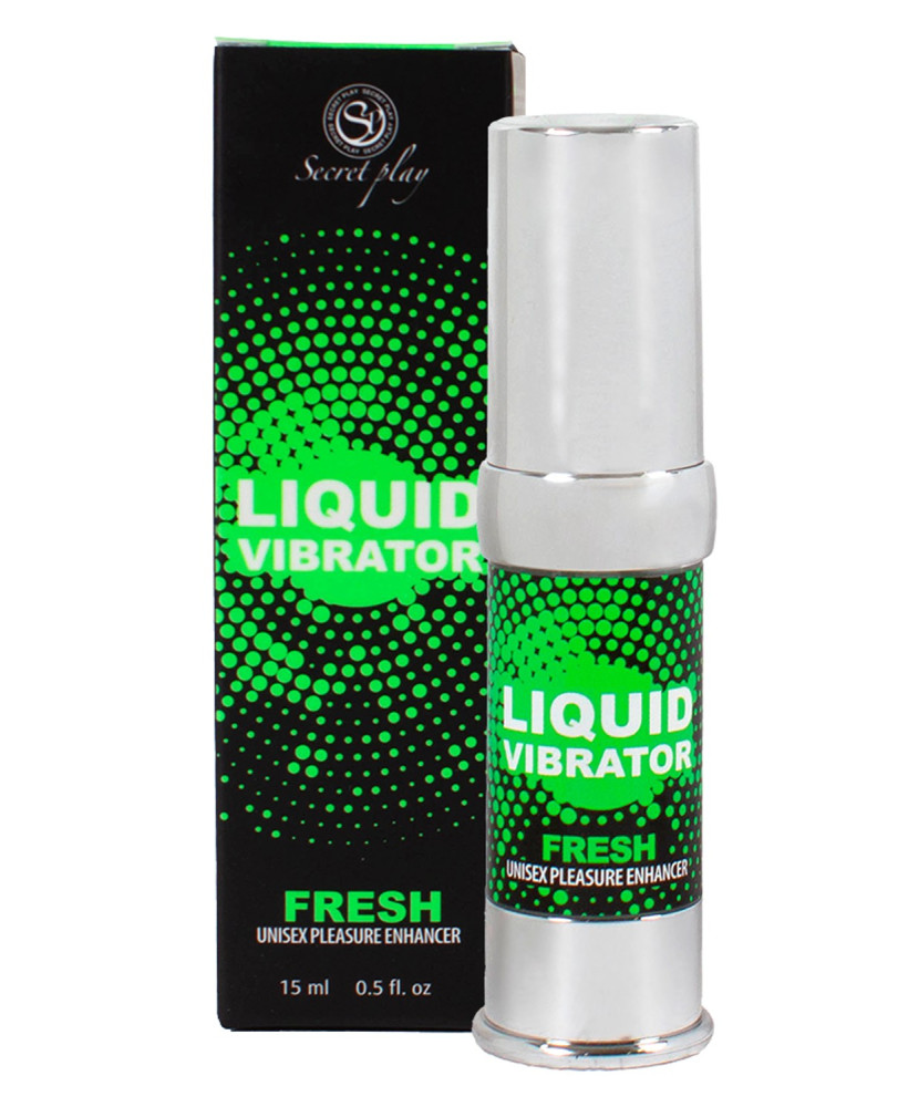 Liquide vibrant effet frais à la menthe unisexe 15ml 